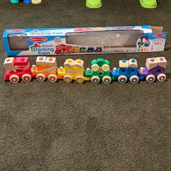 Melissa And Doug Deluxe Stacking Train