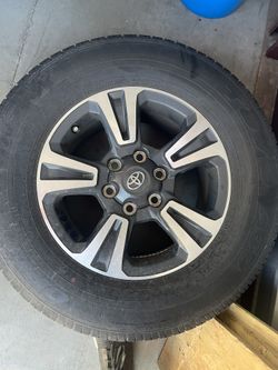 Toyota Tacoma 2017 Sport Wheels And Tires