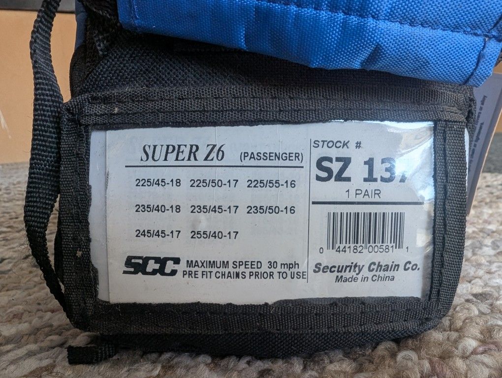 Super Z6 Snow Tire Cables