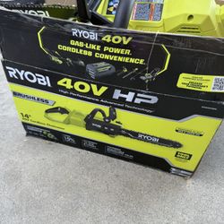 Ryobi 14” Cordless Chainsaw