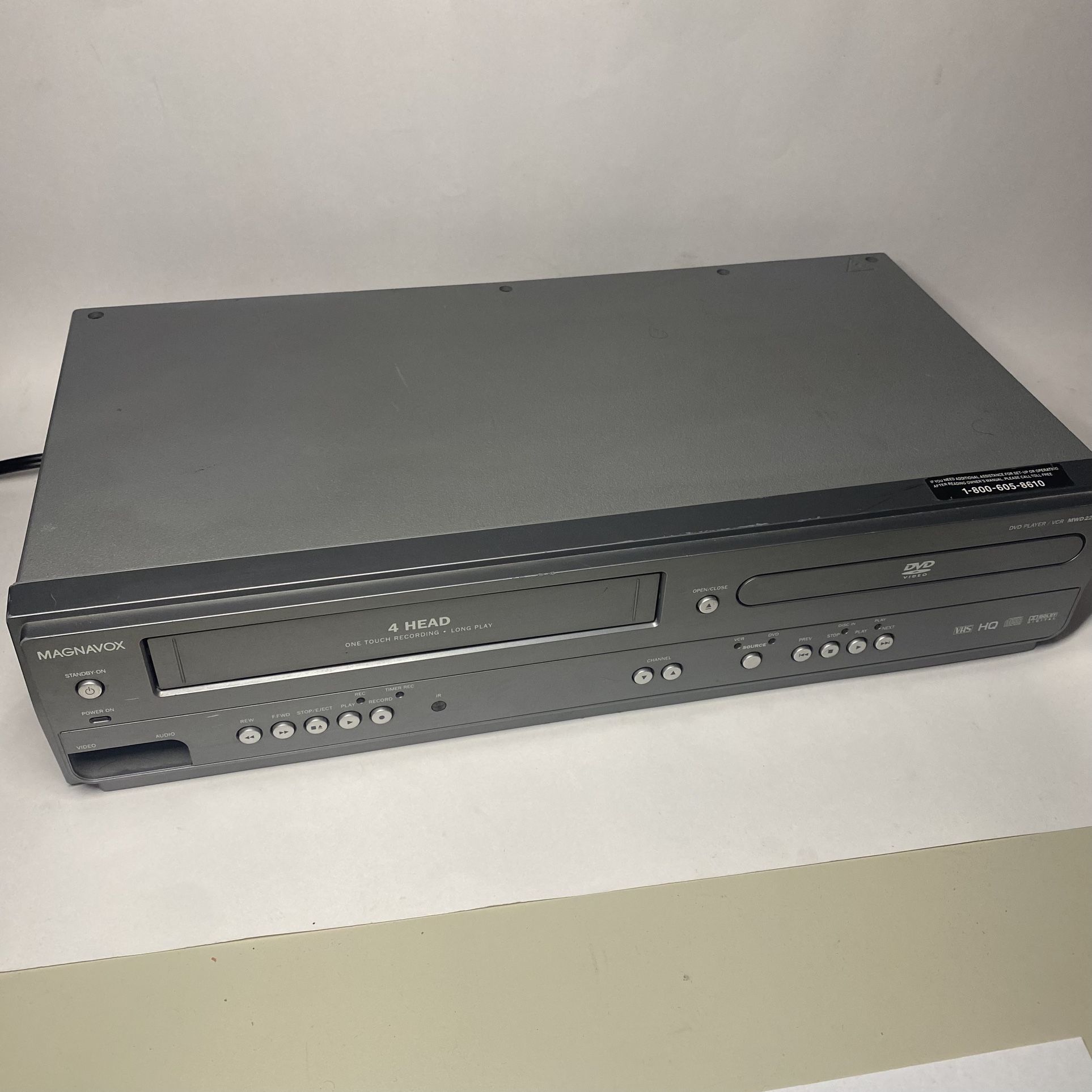 Magnavox VCR DVD Combo Player MWD2206