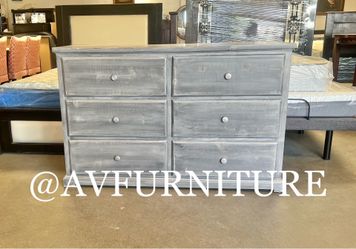 Solid Wood 60” Dresser