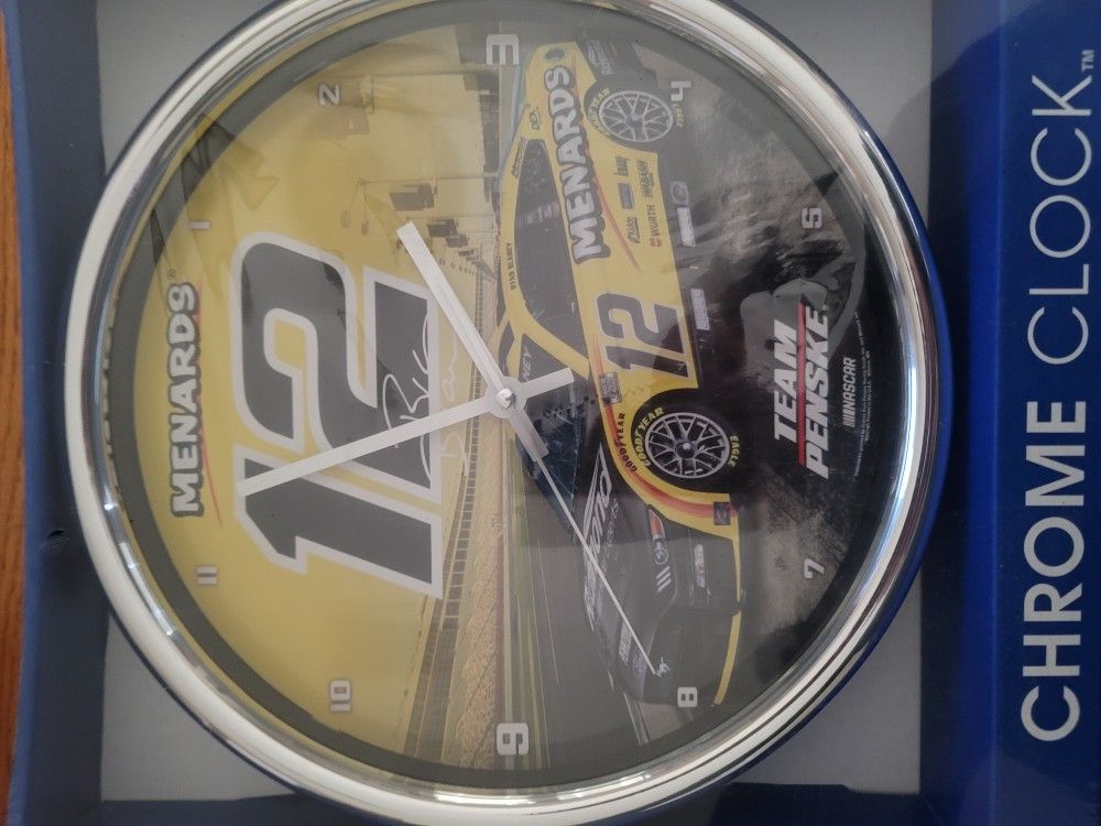 Ryan Blaney Wall Clock