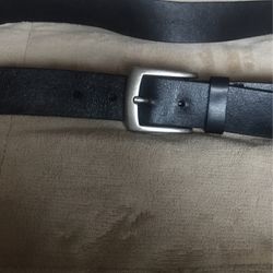 Mossimo Black Leather Belt Size L