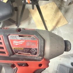 M18 18v 1/2 Inch Milwaukee Drill And Impact Driver Combo.  