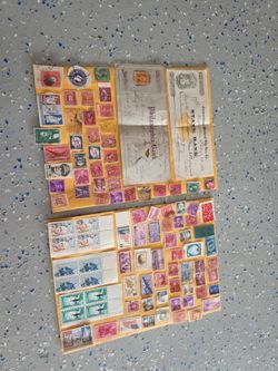 2 sheet Good value old usa stamps lot BK 78