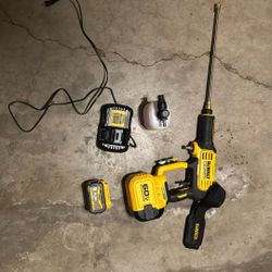 Dewalt 60 V Brushless Power Washer, Which Charger Battery And Solution Foam Cannon 1000 Psi