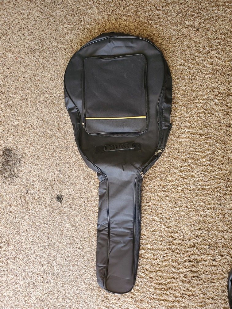 Gig bag for electric guitar, vinyl, new.