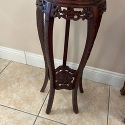 Antique Pedestal Marble Top