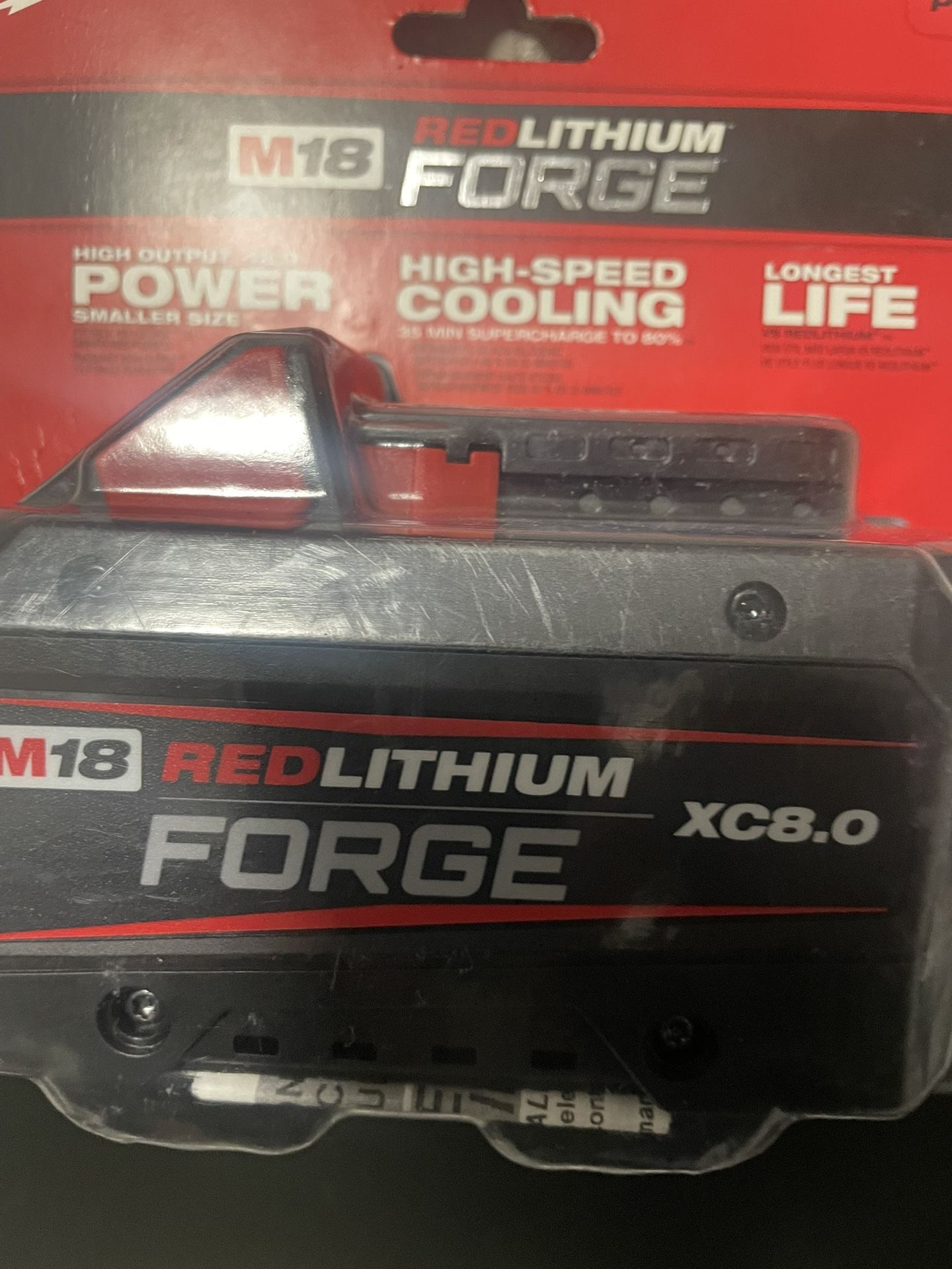 $125!!! XC8.0-MILWAUKEE M18 FORGE