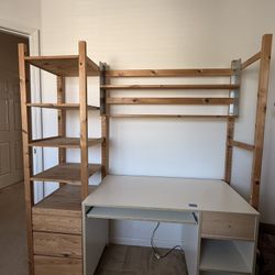 IKEA Shelves And Desk