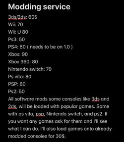 Modding services