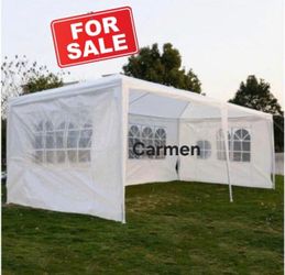 10x20 Canopy with 6 Sidewalls and Windows, Outdoor Instant Canopy Tent for Parties