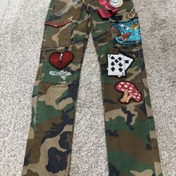 Army with design jeans🔥