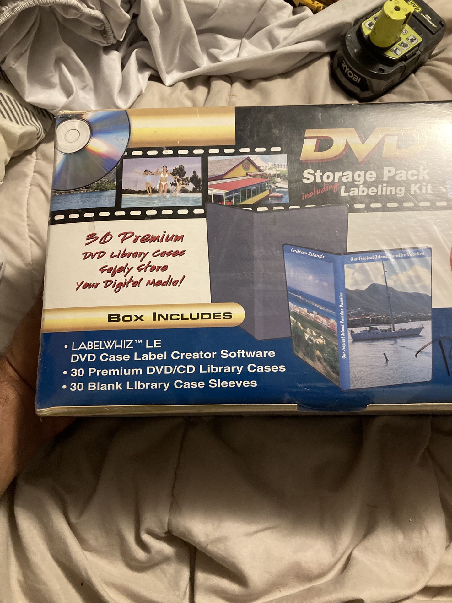 DVD Storage Labeling Kit. ( Sealed)