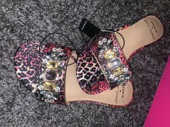 Betsey Johnson Slip On Sandals 