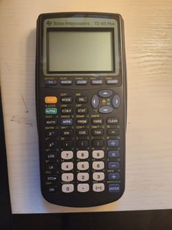 Texas Instruments TI-83 plus