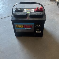 EverStart Marine & RV Deep Cycle Battery – Group 24DC – 12V – 690 MCA 