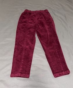 Wine Red Corduroy Pants
