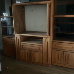 Entertainment And File Cabinet 