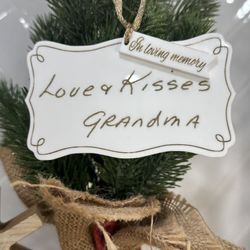 Personalized Keepsake Ornament 