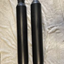 Harley Davidson Motorcycle OEM Exhaust Pipe Mufflers (2) Slip On Harley Touring 2017-2022