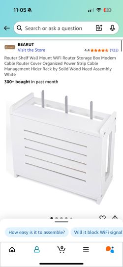 Router Modem Storage Box 
