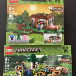 Lego Minecraft Sets - Used But Complete 