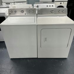 Including Warranty! Washer Electric Dryer Set Maytag Working unit