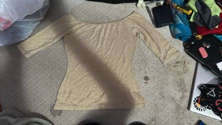 Sparkly Gold Shirt