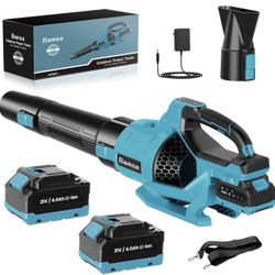 Brand New Leaf Blower Cordless 21V, Battery Leaf Blower with 2 x 4.0Ah Batteries and Charger