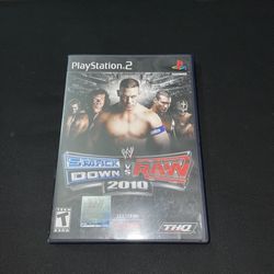 Sony PlayStation 2 WWE Smackdown Vs Raw 2010 CIB 