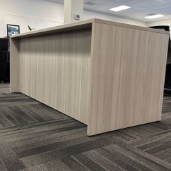 Save $100 Off! New Large Office Desk With File Cabinet