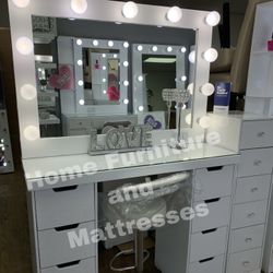 New Vanity Mirror Makeup Table✨
