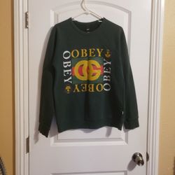 Vintage Obey  Gucci  Sweater pullover  mens size small  super rare 