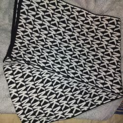 Black And White Michael Kors Scarf