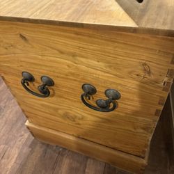 Antique Elm Chest 