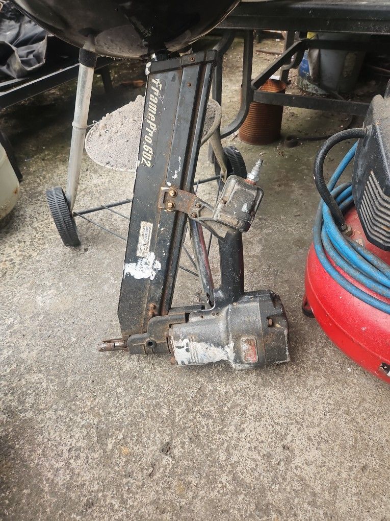 Porter Cable Air Compressor And Framing Gun