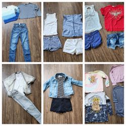 Girls size 10/12 Wardrobe 
Shirts
Shorts
Swimsuits
Jackets
Jeggings 
Dresses
Over 40 items 
Zara, Crewcuts, Gap, Old Navy. Simply Southern, Ralph Laur