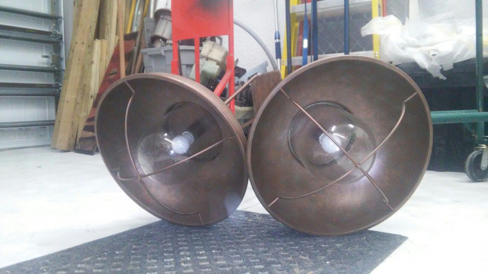 Copper pendants