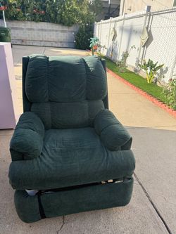 Green recliner