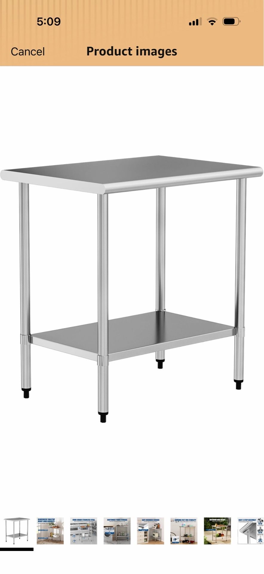 Mesa para parrilla
