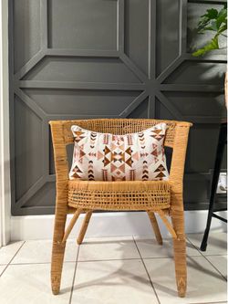 Boho rattan chair *decor* vintage