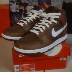 Nike Dunk High Retro 'Chocolate' DJ6189-200 Men's Size 8