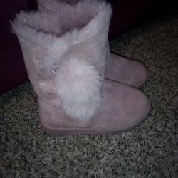 Pink Girls Winter Boots 