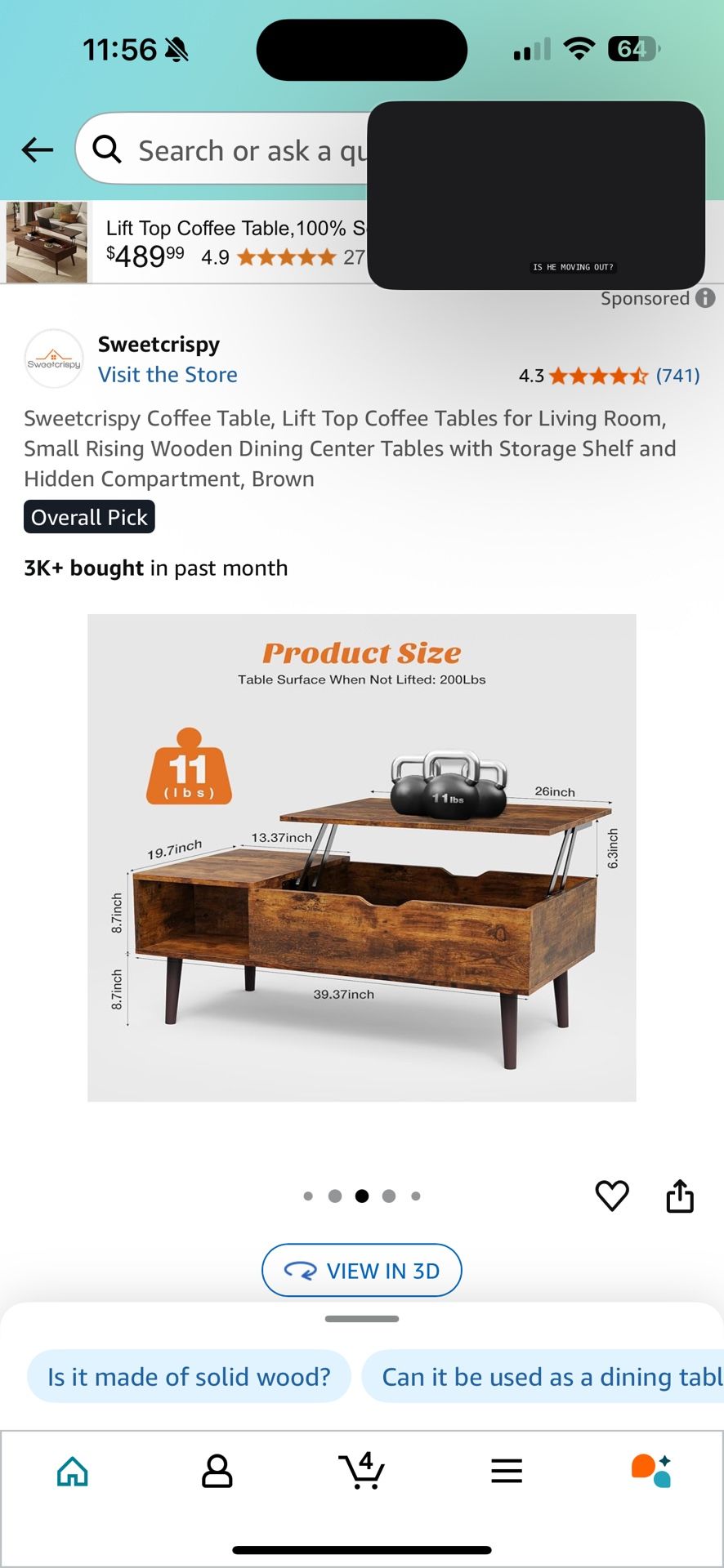 Small Coffee Table