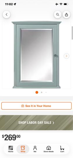 Medicine Cabinet with Mirror Door