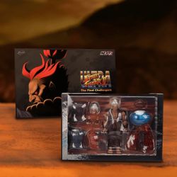 Street Fighter Akuma Player 2 Deluxe action figure  Sold Out  Jada SDCC exclusive