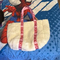 Pink Sherpa Bag 