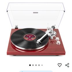 1 BY ONE Belt Drive Turntable with Bluetooth Connectivity